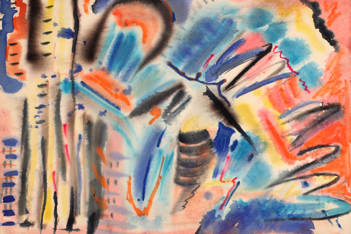 The Light in The Moment II Water Color Pastel